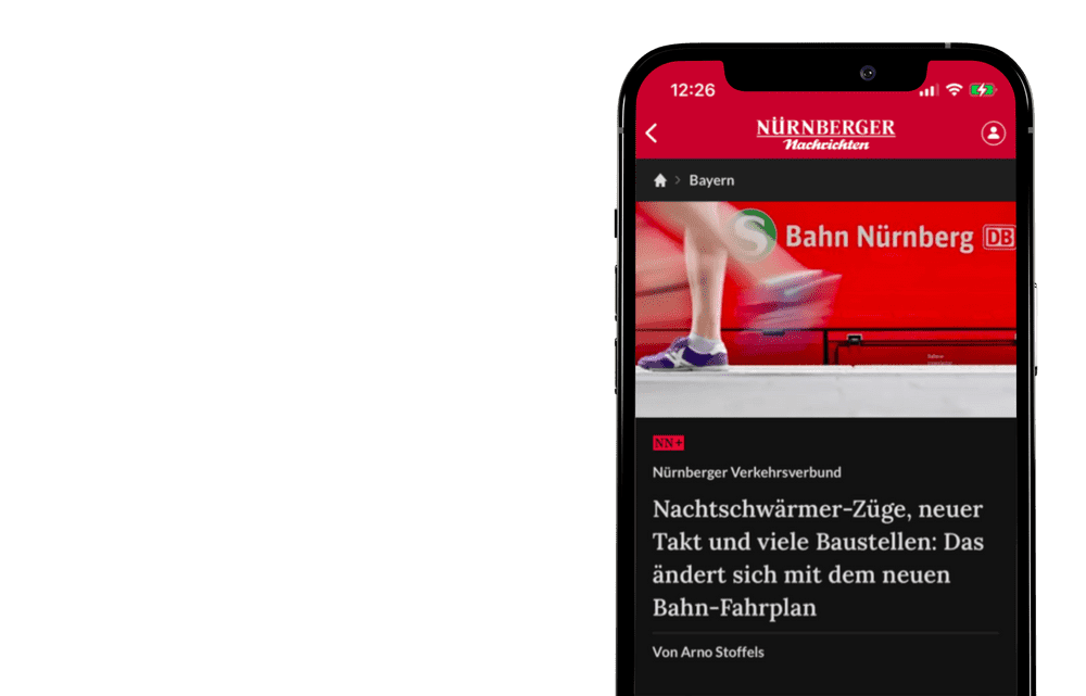 Screenshots der neuen NN News-App