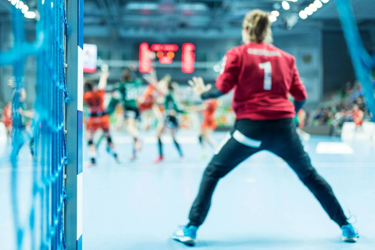 Foto von einem Handballspiel