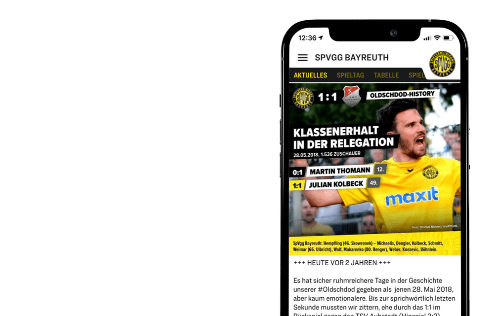 Die App für den Amateurfußball